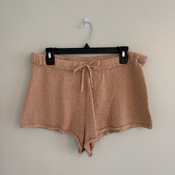 aerie Pants - Aerie Women's Knit Tan Lounge Shorts
